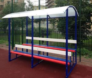 Купить Трибуна на 12 человек с козырьком (брус) в Артёмовске 