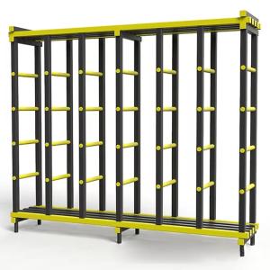 Купить Стеллаж для хранения аква-инвентаря жесткий ПВХ 2000х600х2000 мм в Артёмовске 