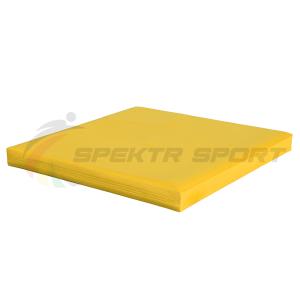 Купить Мат гимнастический 1х1х0,05 материал искожа, плотность 18 кг/м3 в Артёмовске 