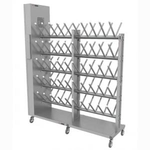 Купить Сушильный стеллаж для обуви "SL2 Лидер -Премиум" мобильный двусторонний 50 пар 2000Х1730Х50мм в Артёмовске 