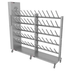 Купить Сушильный стеллаж для обуви SL2 Лидер-премиум мобильный односторонний (45 пар) в Артёмовске 