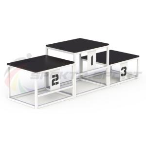 Купить Пьедестал для награждения переносной (без облицовки) 1 человек на ступень SP РАН2 в Артёмовске 