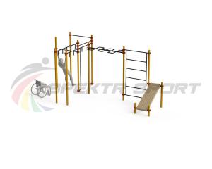 Купить Спортивный комплекс для инвалидов-колясочников WRK-D17_76mm в Артёмовске 