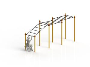 Купить Рукоход разноуровневый для колясочников WRK-D09_76mm в Артёмовске 