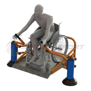 Купить Тренажер уличный для людей с ОВЗ Жим на платформе ТС 1001 в Артёмовске 