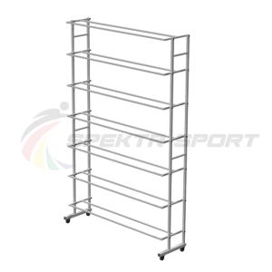 Купить Стеллаж для мячей мобильный односторонний шир. 1320 мм SP ХИ-М1_25 в Артёмовске 