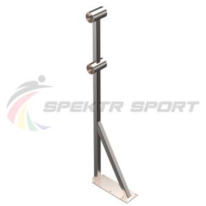 Купить Стойка балетного станка двухрядного напольная Фуэте (нерж. сталь) в Артёмовске 