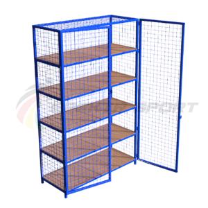 Купить Стеллаж для хранения инвентаря закрытый 2200х500х2500 (разборный) в Артёмовске 