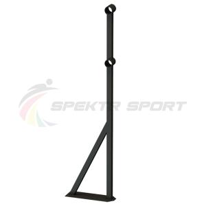 Купить Стойка балетного станка двухрядного напольная Фуэте Блэк в Артёмовске 