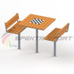 Купить Уличный набор два стула и стол шахматный в Артёмовске 