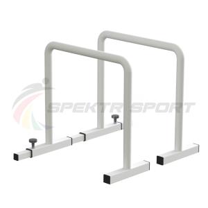 Купить Брусья напольные хайлетсы Spektr Sport цв. белый в Артёмовске 