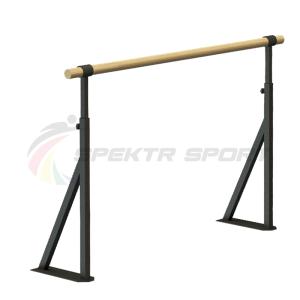 Купить Хореографический станок однорядный напольный Фуэте Блэк, регулируемый в Артёмовске 