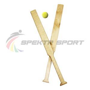 Купить Набор бита для лапты (две биты + один мяч) в чехле в Артёмовске 