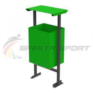 Купить Урна для мусора прямоугольная с навесом «Бабочка» в Артёмовске 