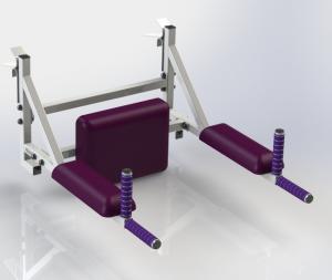 Купить Брусья-пресс и подставка под штангу Джет 4 цв. белый в Артёмовске 