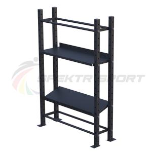 Купить Модульный стеллаж для гантелей, гирь и медболов 1320х430х1950 в Артёмовске 