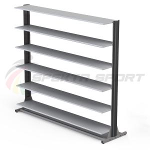 Купить Стеллаж для горных и беговых ботинок (24\40 пар) односторонний мобильный в Артёмовске 