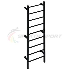 Купить Шведская стенка метал. с прорез. перекладинами Джет 1П цв. черный в Артёмовске 