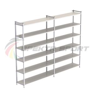 Купить Стеллаж для хранения инвентаря открытый (полки металл) 1900*2500*350 мм в Артёмовске 