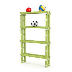 Купить Стеллаж для мячей (для бассейнов) жесткий ПВХ, 1010х260х1660 мм в Артёмовске 