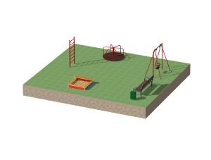 Купить Детская игровая площадка Домашняя №10 в Артёмовске 