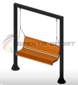 Купить Качели "Бриз" со спинкой в Артёмовске 