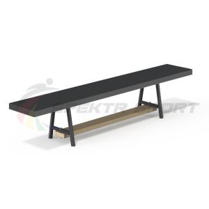 Купить Скамья гимнастическая мягкая 1,5 м. (2 нерегулир метал. нож.) в Артёмовске 