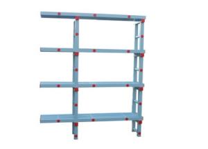 Купить Стеллаж с выступом для плавательного инвентаря, жесткий ПВХ, 1510х374х1810 мм в Артёмовске 