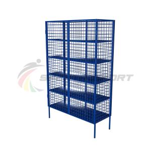 Купить Стеллаж для хранения инвентаря закрытый 1250х500х2000 (разборный) в Артёмовске 