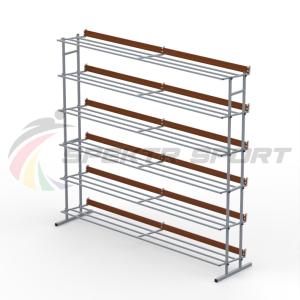 Купить Стеллаж для лыжных ботинок (на 50 пар) разборный в Артёмовске 