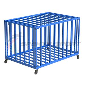 Купить Корзина для хранения мячей передвижная металлическая (стенки - мет. профиль) Разборная в Артёмовске 